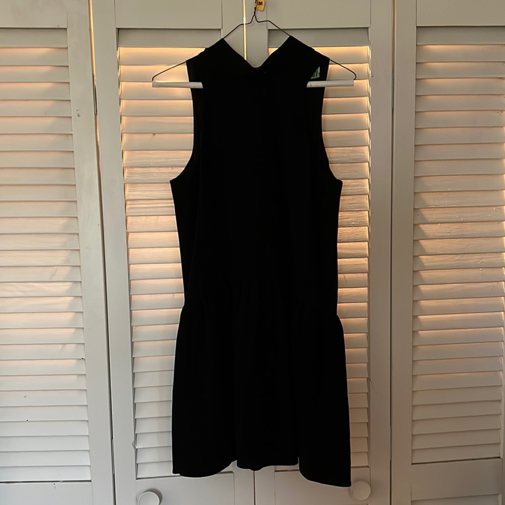 Elizabeth James Black Mini Dress